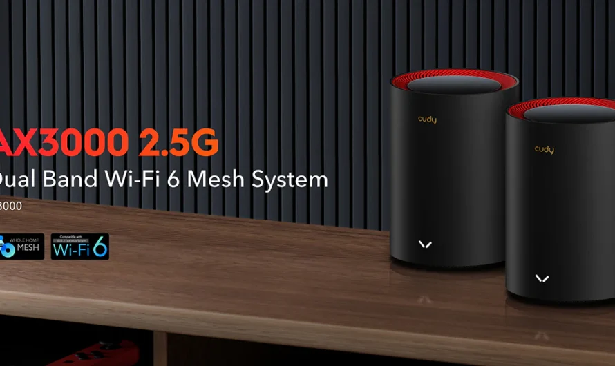 Mesh Wifi CUDY AX3000 2,5G Système de Maillage Wi-FI 6 Wi-FI 6, 2,5 g WAN,